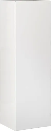 FACKELMANN Midischrank NEW YORK mit Soft-Close-System - Badezimmerschrank mit 1 Tür, Soft-Close-System und 2 Glaseinlegeböden für optimalen Stauraum. Maße: 33 x 102 x 28 cm, hochwertiger weißer Schrank für Ihr Badezimmer.