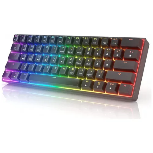 HK Gaming GK61 US black/black (USA, Kabelgebunden) (307561)