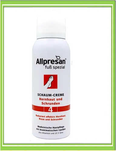 Allpresan Fuß Spezial Nr. 4 Schaum-Creme in weiß von Allpresan