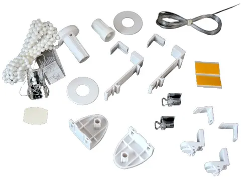 Produktbild Technik Paket für Mini Klemmfix Doppelrollo Ersatz ohne Bohren Montage Set