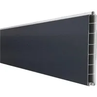 GroJa Einzelprofil Schmal Basicline 180 cm x 15 cm Anthrazit