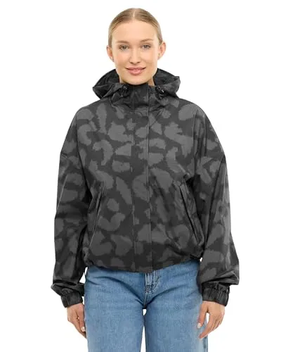 LARKSON Regenjacke Elin – Wasserdicht und Atmungsaktiv schwarz S - Schicke und funktionale Regenjacke mit 10.000 mm Wassersäule. Ideal für wechselhaftes Wetter, mit verschweißten Nähten und praktischem Reißverschluss. Perfekt für den täglichen Einsatz.