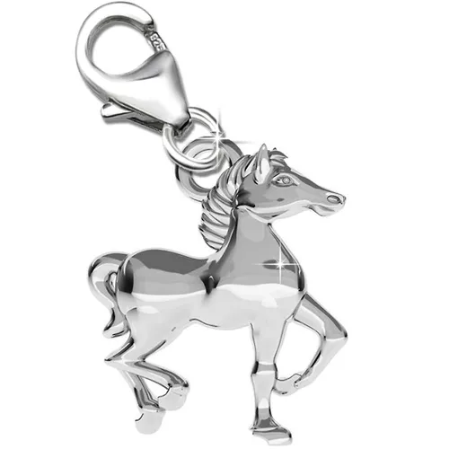 3D PFERD Charm K498o Anhänger für Bettelarmband Armband 925 er echt Silber