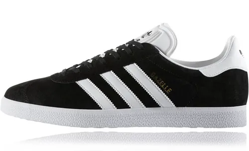adidas Herren Gazelle Bb5476 Low Top - Schwarz Cblack White Goldmt, 44 2/3 EU - Herren-Sneaker mit klassischem Design, ideal für den Alltag und sportliche Aktivitäten, bietet hohen Tragekomfort und Stil.