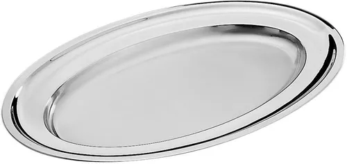 PINTINOX Servierplatte Vassoi, oval aus Edelstahl in silber von PINTINOX