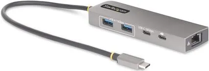 StarTech.com 10G2A1C25EPD USB-Hub - Kompakter USB-Hub mit 1 x USB-C, 3 x USB 3.1 und 1 x 2.5GBase-T, ideal für Windows, macOS, Linux und Chromebook, perfekt für schnelles und effizientes Arbeiten.