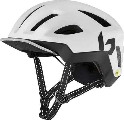 Bolle React Mips Helm - matte white S/52-55 cm - Fahrradhelme mit MIPS-Technologie für zusätzlichen Schutz und Komfort beim Radfahren.