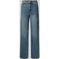 VERO MODA Damen Vmtessa Hr Wide Ra394 Ga Noos Weite Jeans - Weit geschnittene Jeans in Medium Blue Denim, ideal für einen lässigen Look und hohen Tragekomfort. Perfekt für den Alltag!