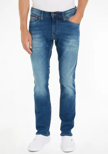 Tommy Jeans Herren Jeans Hose Scanton Slim Stretch, Blau (Wilson Mid Blue Stretch) - Jeans für Herren im Slim Fit, mit hohem Tragekomfort und Stretchanteil für optimale Bewegungsfreiheit – ideal für Büro und Alltag.