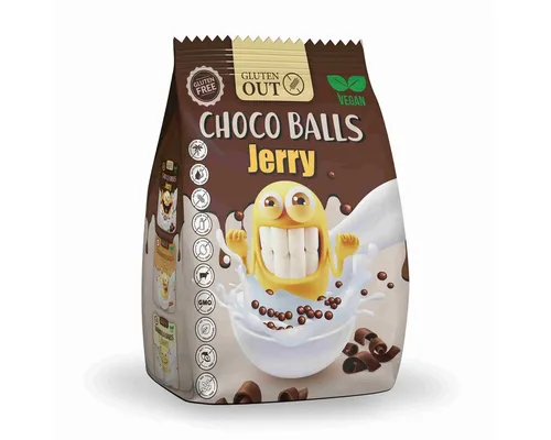 Nerano Cerealien, Nerano Choco Balls Jerry Frühstücksgetreide Glutenfrei Vegan 375g
