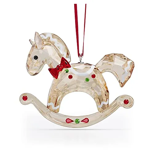 Swarovski Holiday Cheers Lebkuchen-Schaukelpferd Ornament