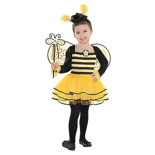 Süßes Bienen Kinderkostüm 4-teilig in gelb von Amscan