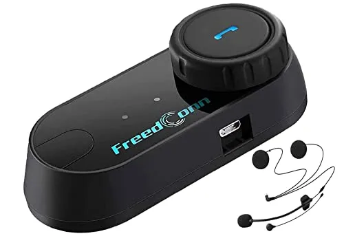 Bluetooth-Headset für Motorräder, Motorrad Helm Bluetooth Headset TCOM VB wasserdicht, kabelloses Headset intercom800m 2 Fahrer Nutzer, GPS, FM-Radio, MP3-Player,Kommunikationssystem für Motorräder