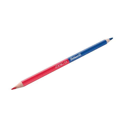 PELIKAN Silbentrennstift - dreikantig - rot - blau 2-farbig
