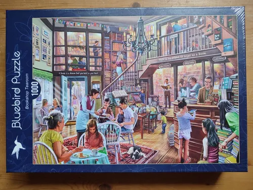 Puzzle - Bookshop Tearoom - 1000 Teile - Bluebird (90572)