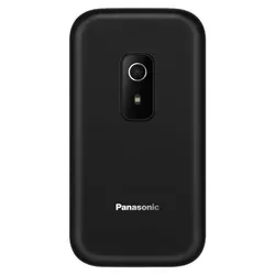 Panasonic KX-TF600EXB 4G-Klapphandy für Senioren, 2,8-Zoll-Display, Bluetooth, USB-C, IP44, schwarz - Schwarz