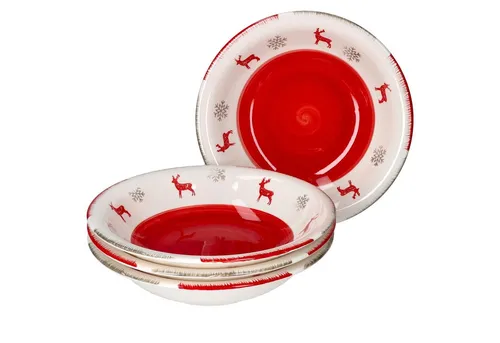 MamboCat Suppenteller 4er Set Rentier Unik Suppenteller - 23105788