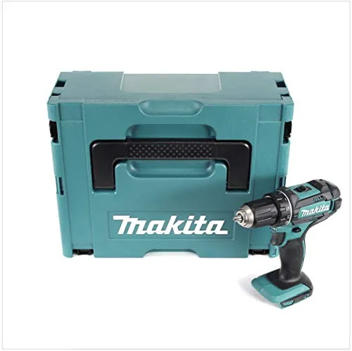 Makita DDF 482 ZJ Akku Bohrschrauber 18V 62Nm - Akkuschrauber mit 62Nm Drehmoment, ideal für anspruchsvolle Schraub- und Bohrarbeiten, geliefert im praktischen Makpac 2 – Akku und Ladegerät sind nicht enthalten.