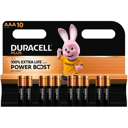 Duracell Batterie Plus -AAA (MN2400/LR03) BOOST K10 10St.