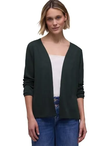 Street One Damen Langarm Jacke – Offene Passform für jeden Anlass - Leichte, lässige Jacke im offenen Design, ideal für vielseitige Layering-Styles und den perfekten Look in jeder Situation.