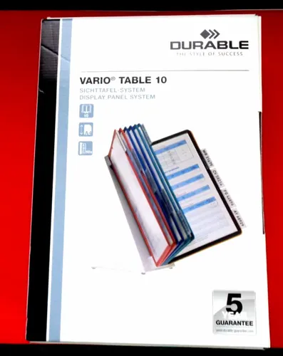 Produktbild DURABLE Sichttafelsystem VARIO 557001 DIN A4 schwarz