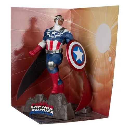 Marvel Collection PVC Statue 1/10 Captain America - Aufstellfigur aus PVC, detailgetreu und perfekt für Marvel-Fans und Sammler.