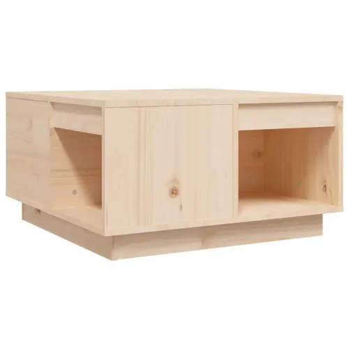furnicato Couchtisch aus Holz, Braun, 61x32.5x60 cm