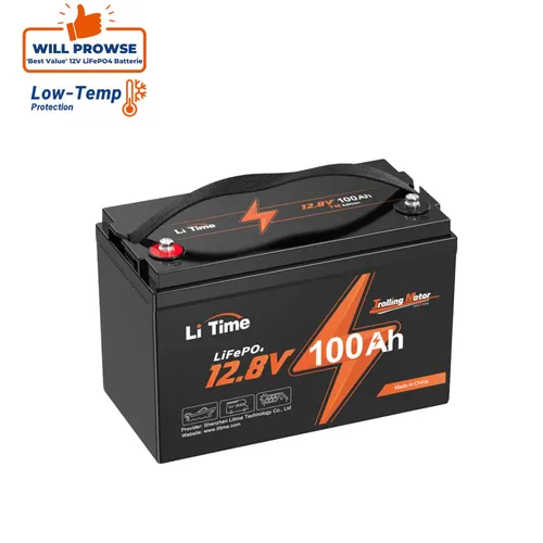 LiTime 12V 100Ah TM LiFePO4 Lithium Batterie mit 100A BMS - Solarzellen & Solarzellen-Sets, wiederaufladbare Lithium-Batterie mit 10 Jahren Lebensdauer und 5 Jahren Herstellergarantie, ideal für Camping, Boote und Wohnmobile.