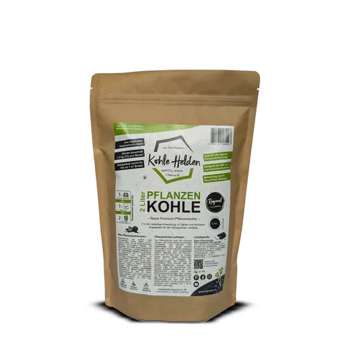 🌱 Reine Pflanzenkohle 2L, EBC AgroBio, Biokohle, Biochar für TerraPreta