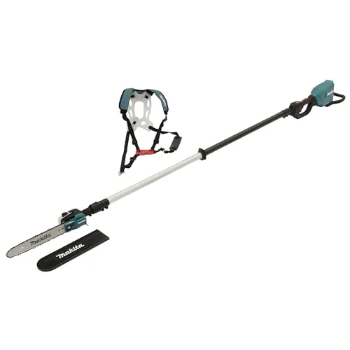 Makita DUA301Z Akku-Hochentaster mit Teleskopschaft - Sägen - Batteriebetriebener Hochentaster mit verstellbarem Teleskopschaft (260-380 cm) für müheloses Schneiden von Ästen bis 280 mm Durchmesser.