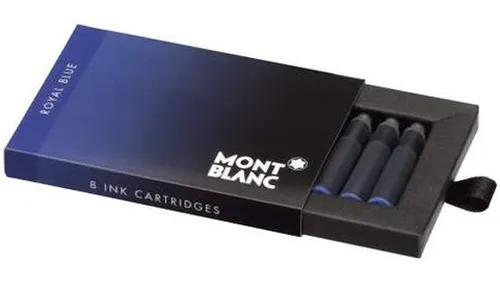 Tintenpatronen Montblanc blau royal-blau  105193 8St. im Etui Tintenpatrone