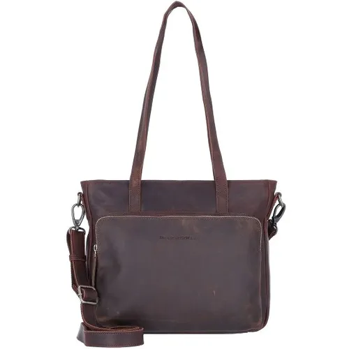 The Chesterfield Brand Alicante Schultertasche Leder 31 cm braun - Handtaschen - Hochwertige Leder-Schultertasche mit verstellbarem Umhängeriemen, praktischen Fächern und schickem, schlichtem Design für den Alltag.