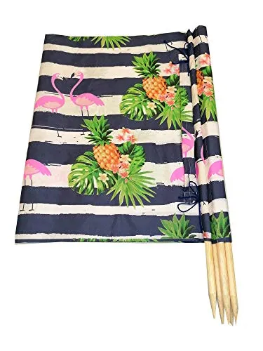 Aves-24 Windschutz 8m x 80cm – Sichtschutz für Strand und Garten - Ideal für den Strand oder Garten: Dieser Windschutz schützt vor Wind und neugierigen Blicken. Mit 7 stabilen Holzstäben und in verschiedenen Motiven erhältlich – perfekt für entspannte Sommertage.