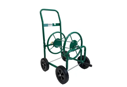 TRUTZHOLM Schlauchwagen Basic - Robuster Schlauchwagen aus Stahl mit 4 Rädern, ideal für 50 m Gartenschlauch - für eine einfache und bequeme Bewässerung.