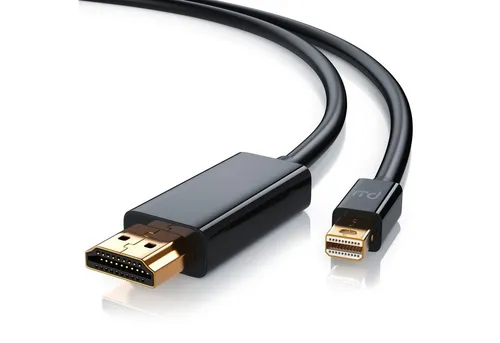 Primewire Audio- & Video-Kabel, Mini DisplayPort, HDMI Typ A (100 cm), 4K miniDP Ultra HD 2160p Adapter / Konverterkabel - 1m