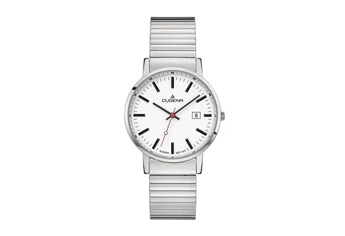 Dugena Quarzuhr Moma 4460749-1 - Elegante Armbanduhr mit 37 mm Edelstahlgehäuse und mineralglas, ideal für stilbewusste Träger. Wasserdicht bis 3 bar.