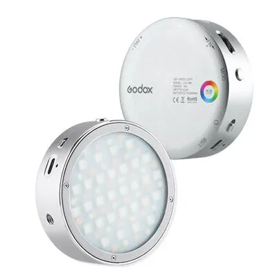 Godox R1 Mobile RGB LED-Licht silber Gehäuse