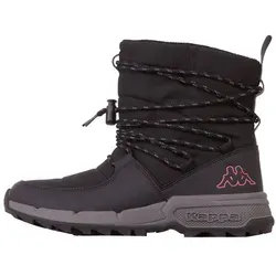 KAPPA Winterboots Gr. 41 - Rosa/Schwarz - Wanderschuhe für kalte Tage und Schmuddelwetter, mit rutschhemmender Gummisohle für sicheren Halt auf Schnee und Nässe. Pflegeleichtes Obermaterial und wärmendes Futter sorgen für trockene Füße.