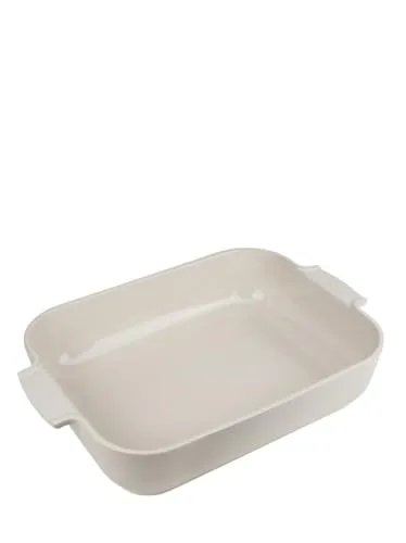 PEUGEOT APPOLIA KERAMIK AUFLAUFFORM 40 cm – Ecru - Auflaufform aus hochwertiger Keramik, hitzebeständig bis 250°C, ideal für köstliche Aufläufe und Braten. Mit 5,2 L Kapazität für große Portionen.