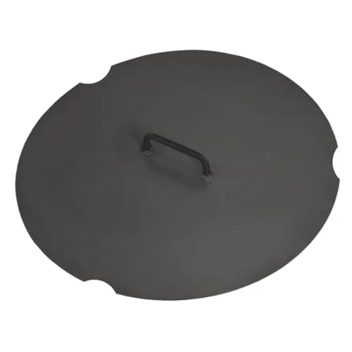Deckel für Feuerschalen Ø 72 cm aus Stahl - Grillzubehör mit hitzebeständiger Beschichtung, perfekt für den Schutz Ihrer Feuerstelle und verlängert die Lebensdauer der Feuerschale.