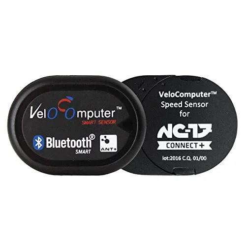 NC-17 4100 Unisex Connect Velocomputer Vc 5.1 Fahrradsensor Geschwindigkeits messung, Schwarz, Einheitsgröße EU