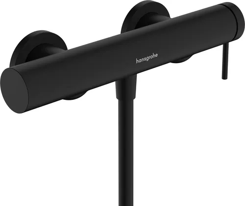 hansgrohe Tecturis S Einhebel-Duscharmatur Aufputz - Duscharmatur in mattschwarz, mit einstellbarer Temperaturbegrenzung und Schalldämpfer für ein komfortables Duscherlebnis.