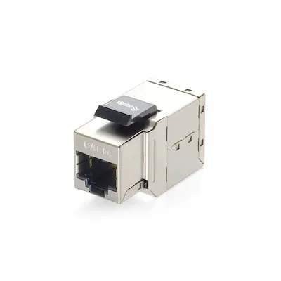 Equip Keystone Verbinder RJ45 Cat6A geschirmt - 8 Stück Set - Ethernetkabel (RJ-45/8P8C) mit geschirmten Keystone Verbindern für optimale Signalübertragung und hohe Datensicherheit.