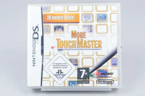 Nintendo DS More Touchmaster - Neu & Versiegelt - Familien- und Kinderspiel für Nintendo DS, bietet spannende Touchscreen-Interaktionen für endlosen Spielspaß.