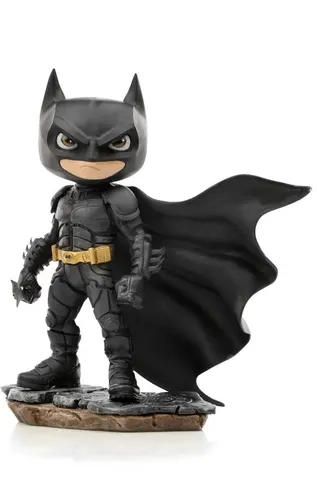 Diverse Iron Studios - MiniCo - The Dark Knight - Batman Figur 16cm - Action- & Spielfiguren, detailreiche Batman Figur aus 'The Dark Knight', perfekt für Sammler und Fans