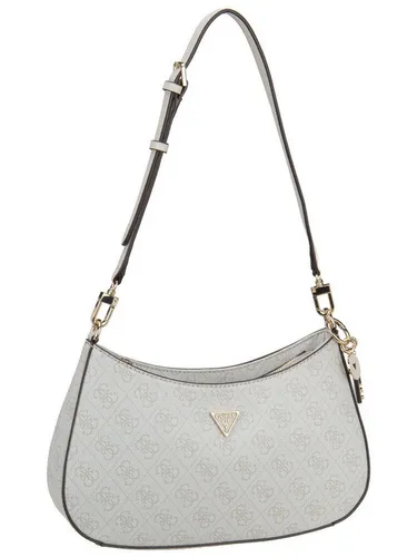 GUESS NOELLE II Top Zip Schultertasche für Damen – Weiß, Bedruckt - Vielseitige Schultertasche mit praktischem Fächersystem für optimale Organisation. Ideal für Alltag und Reisen, leicht und ergonomisch für höchsten Tragekomfort. Langlebige Materialien sorgen für Schutz und Formstabilität.