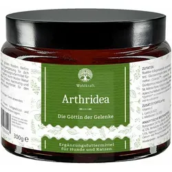 Waldkraft Arthridea 300 g - Tiergesundheit – Die Göttin der Gelenke für Hunde & Katzen, unterstützt die Gelenkfunktion mit hochwertigen Inhaltsstoffen wie Kollagenpeptiden und Grünlippmuscheln.