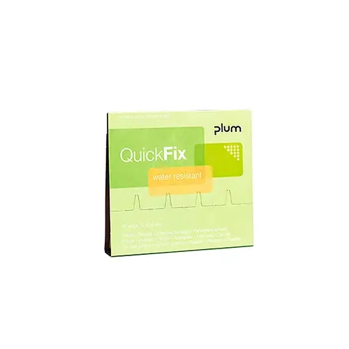 Wundpflaster Plum 45 Strips pro Pack wasserfest Nachfüllpack für Pflasterspender Quick Zip und Quick Fix 5511