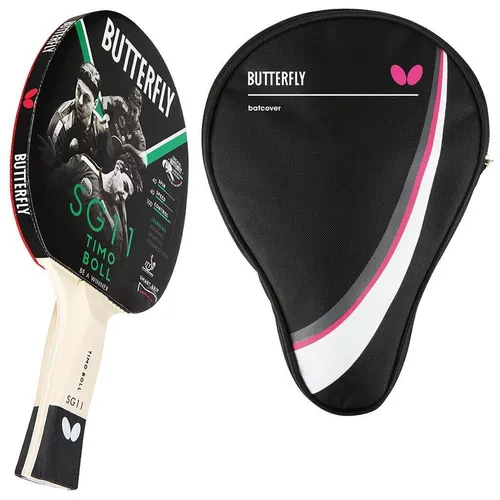 Butterfly Timo Boll SG11 Tischtennisschläger mit Drive Case von Butterfly