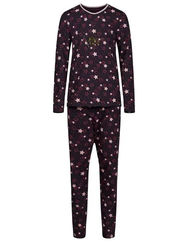 Skiny Pyjama Mädchen Pyjama lang Night In Skiny Pyjama (Stück, 1 tlg) -
